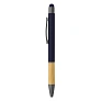 TITANIUM TOUCH BAMBOO Metal touch ballpoint pen