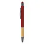 TITANIUM TOUCH BAMBOO Metal touch ballpoint pen