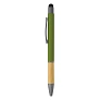 TITANIUM TOUCH BAMBOO Metal touch ballpoint pen