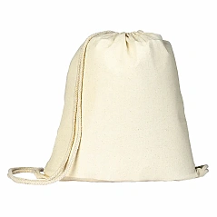 Cotton drawstring bag, 105 g/m2 - BRUNO