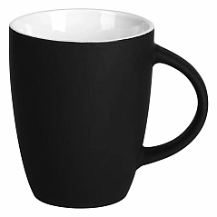 porcelain mug with soft touch finish