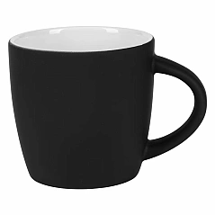 stoneware mug with rubberized finish