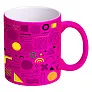 LASSI NEON Keramička šalica za sublimaciju, 325 ml - CASTELLI