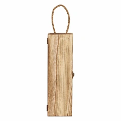 Wooden single bottle gift box