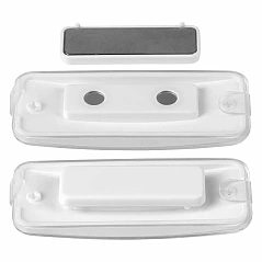 plastic ID card holder with magnet