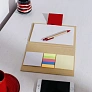 AZUL biodegradable notebook with biodegradable ball pen