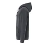  Iqoniq Trivor recycled polyester microfleece hoodie, storm grey - iqoniq